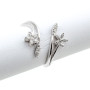 Zoppi Jewels|Anello contrariè in oro bianco con stelle con diamanti 0,10 ct.