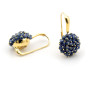 Orecchini monachella in oro 18kt con radici di zaffiro 1,00 € Orecchini con gemme