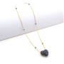 Collana con cuore di radice di zaffiro in oro 18kt 1,00 € Collane con gemme