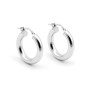 Orecchini cerchio liscio 22mm in argento 925 25,00 € Orecchini Donna