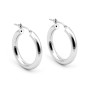 Zoppi Jewels|Orecchini cerchio 26mm canna 4mm in argento 925