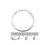 Orecchini cerchietto 30 mm in argento 925 25,00 € Orecchini Donna