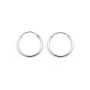 Orecchini cerchietto 18 mm in argento 925 15,00 € Orecchini Donna