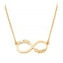Zoppi Jewels|Collana con infinito personalizzabile in oro 18kt