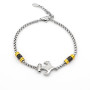 Zoppi Jewels|Bracciale uomo a catena rolò con ancora