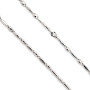 Zoppi Jewels:Collana a tubolare alternato in argento 925