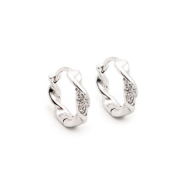 Orecchini cerchietto torchon 13 mm 18,00 € Orecchini Donna