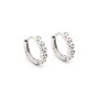 Orecchini cerchietto 12mm con zirconi 20,00 € Orecchini Donna