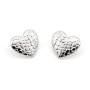 Zoppi Jewels|Orecchini cuore pitone in argento 925