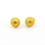 Orecchini toppe pallinate in argento dorato 42,00 € Orecchini Donna