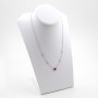 Collana con cuore rosso rubino 38,00 € Collane Donna