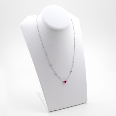 Collane DonnaCollana con cuore in acciaio pallini colorati14,00 €