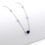 Zoppi Jewels:Collana con cuore blu zaffiro:38,00 €