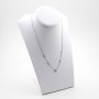 Collana in argento con cuore bianco 38,00 € Collane Donna