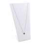 Collana in argento con fiore di zirconi blu e perline 29,00 € Collane Donna