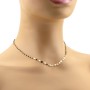 Collana con stelline e cristalli swarovski neri 30,00 € Collane Donna