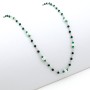 Collana in argento con cristalli swarovski verdi 30,00 € Collane Donna