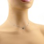 Zoppi Jewels|Collana con cuore azzurro acquamarina