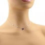 Zoppi Jewels:Collana con cuore blu zaffiro:38,00 €