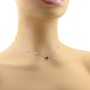 Collana con cuore rosso rubino 38,00 € Collane Donna