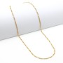 Catenina a maglia figaro 50cm in oro giallo 18kt 350,00 € Catene oro