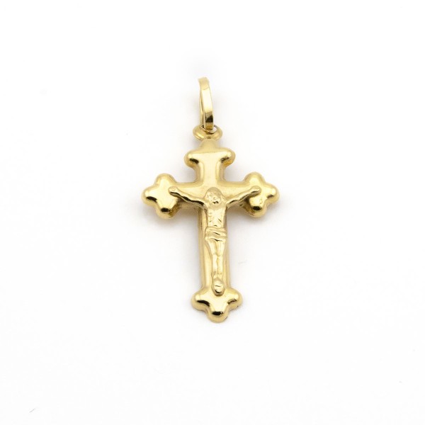 Crocifisso trilobato in oro 18kt 115,00 € Croci e Medaglie