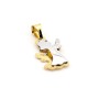 Collana con Angelo in oro bicolore 18kt