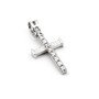 Zoppi Jewels:Croce in oro bianco e zirconi