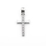Zoppi Jewels:Croce in oro bianco e zirconi