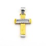 Zoppi Jewels|Croce in oro giallo e bianco 18kt