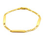 Zoppi Jewels:Bracciale con targhette in argento 925 dorato:40,00 €