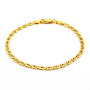 Zoppi Jewels|Bracciale a catena occhio di pernice in argento oro