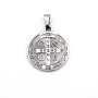 Zoppi Jewels|Medaglia San Benedetto in acciaio