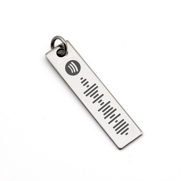 Zoppi Jewels|Ciondolo Spotify code personalizzato in acciaio