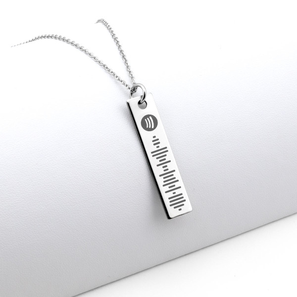 Zoppi Jewels|Ciondolo Spotify code personalizzato in acciaio