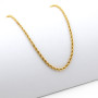 Collana a funetta in oro giallo 18kt lunga 45cm