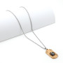 Zoppi Jewels|Collana uomo con targhetta ramata con ancora