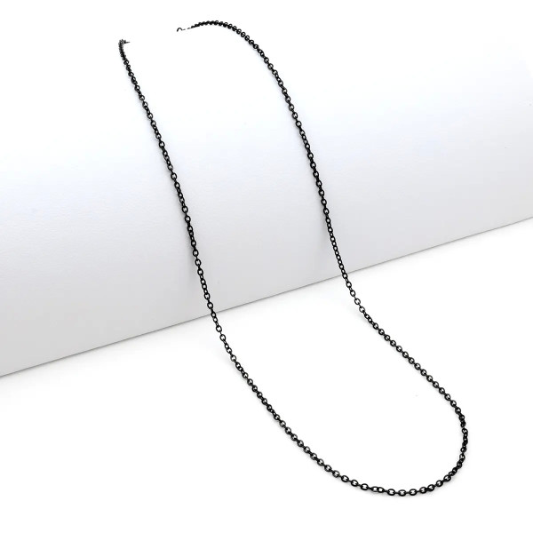 Zoppi jewels|Catenina a rolò 45 cm in acciaio nero|8,00 €