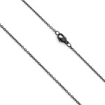 Zoppi jewels|Catenina a rolò 45 cm in acciaio nero|8,00 €