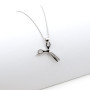 Zoppi Jewels:Collana con forbici da barbiere in argento e pietre