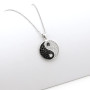 Collana Tao a pavè di zirconi in argento 925