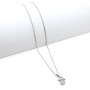 Collana ciuccio bebè in argento 925