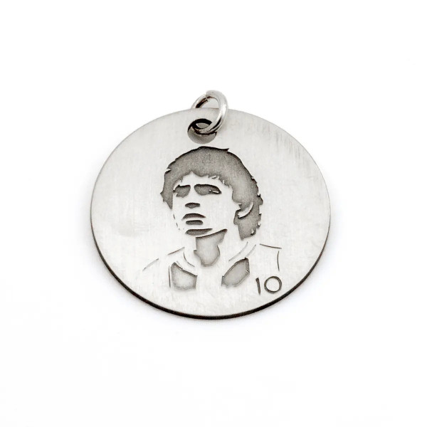 Collana Maradona in argento