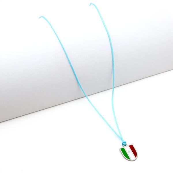 Zoppi Jewels:Scudetto Napoli in argento e cordino azzurro:18,00 €