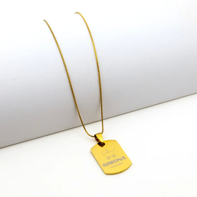 Collane personalizzabiliCollana con ciondolo Roma in acciaio23,00 €