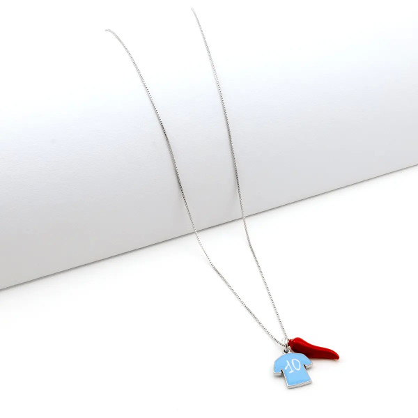 Zoppi jewels|Collana con maglietta Napoli e cornicino|24,00 €