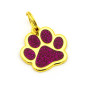 Zoppi Jewels|Medaglietta pets in acciaio oro e glitter vari colori