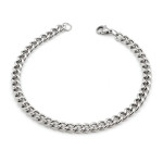 Zoppi jewels|Bracciale uomo a catena cubana in acciaio|9,00 €