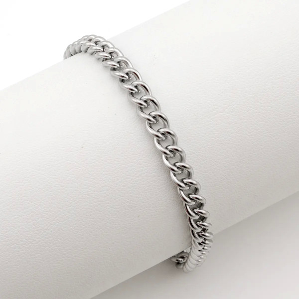 Zoppi jewels|Bracciale uomo a catena cubana in acciaio|9,00 €