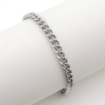 Zoppi jewels|Bracciale uomo a catena cubana in acciaio|9,00 €